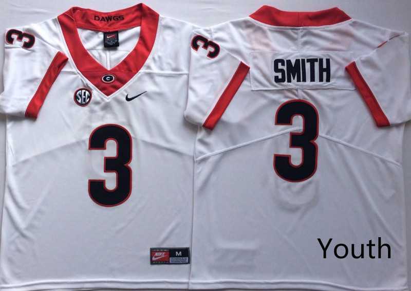 Youth Georgia Bulldogs 3 Roquan Smith White Nike College Football Jersey,We sell and wholesale Youth Georgia Bulldogs 3 Roquan Smith White Nike College Football Jersey on line form chian!